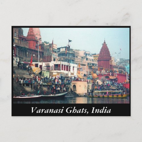 Varanasi Ghats Postcard