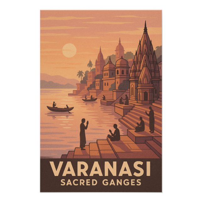 Varanasi – Sacred Ganges Poster (Front)