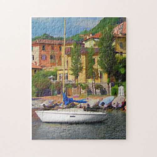 Varenna Italy on Lake Como Jigsaw Puzzle