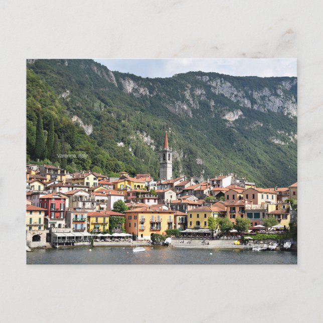 Varenna, Italy scenic photograph Postcard (Front)