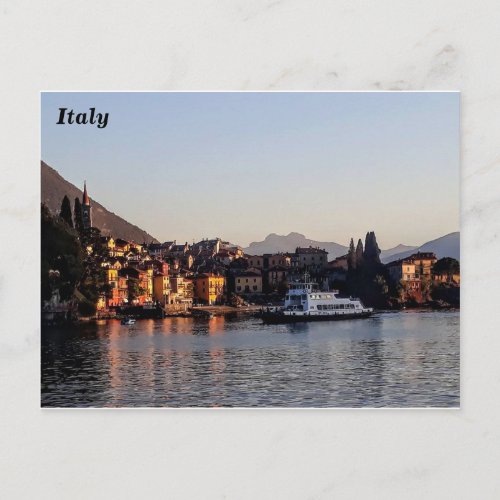 Varenna Lake Como Italy Postcard