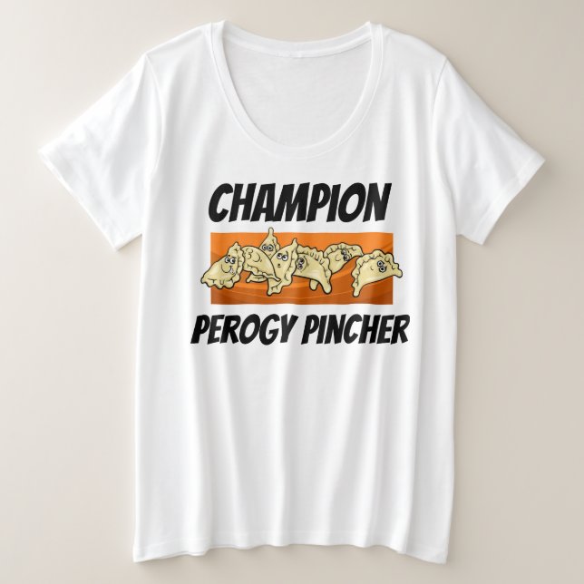 Varenyky Perogy Pincher Champion PLUS Sweat Shirt (Design Front)