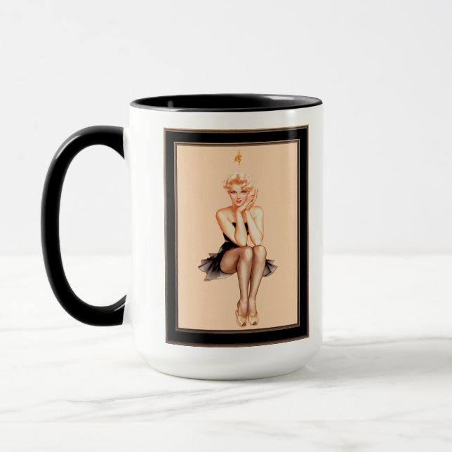 Varga Girl Cover Art by Alberto Vargas Mug (Left)