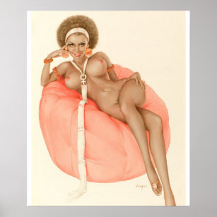 Vargas Girl, Playboy illustration Pin Up Art Poster
