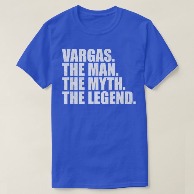 VargasVargas Family name Vargas last Name Vargas S T-Shirt (Design Front)
