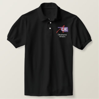 Variable Color/Style Embroidered AOK with text Embroidered Polo Shirt