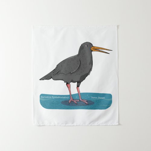 Variable oystercatcher Tōrea pango Tapestry