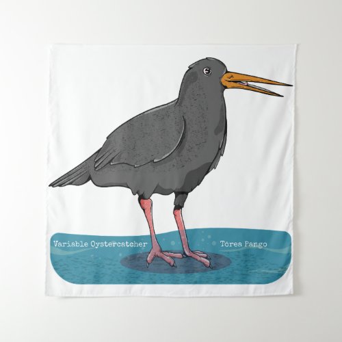 Variable oystercatcher Tōrea pango Tapestry