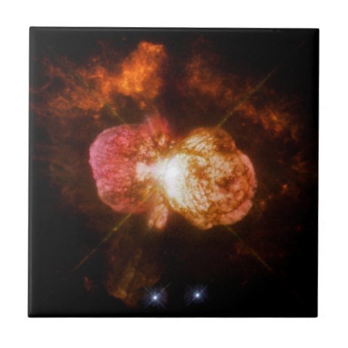 Variable Star Eta Carinae NASA Hubble image Ceramic Tile