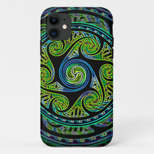 Variated Spheres Vibrant Celtic Knot iPhone 11 Case