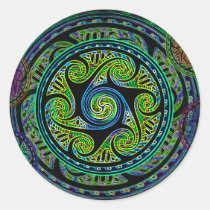 Variated Spheres Vibrant Celtic Knot
