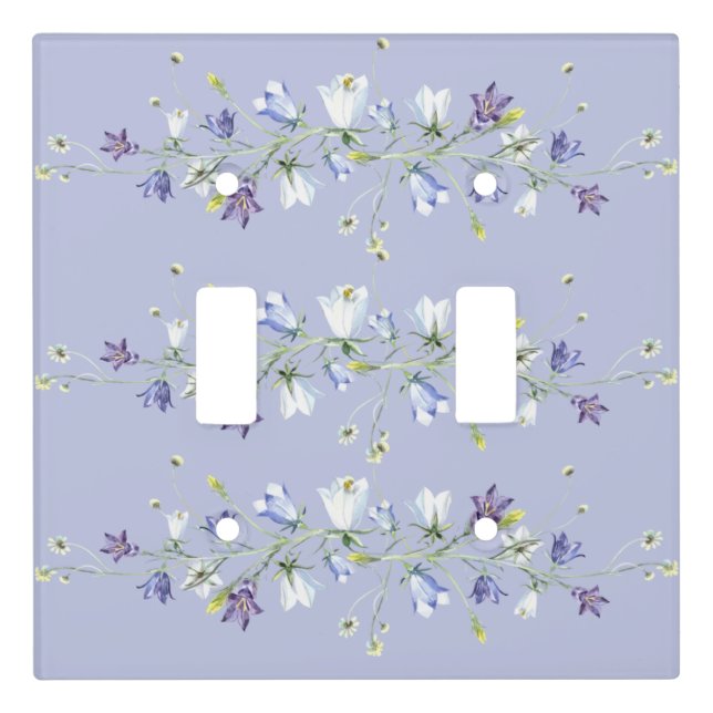 “Variation of Patunias”  Light Switch Cover (Front)