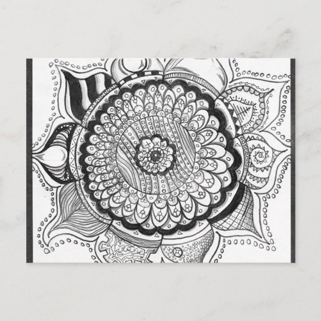Varied Mandala Postcard (Front)