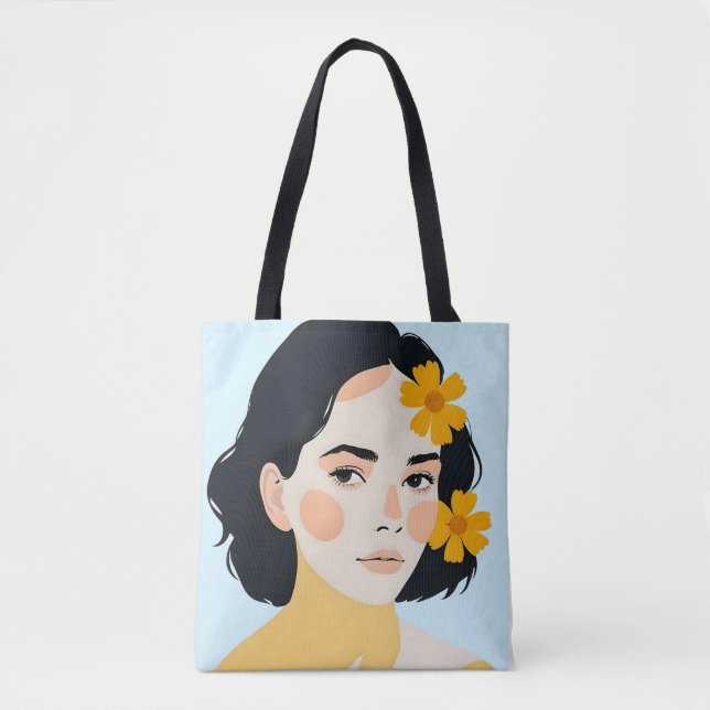 Variegated Human Tote Bag (Front)