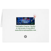 Variegated Kwanzo Daylily Cards (Back Horizontal)