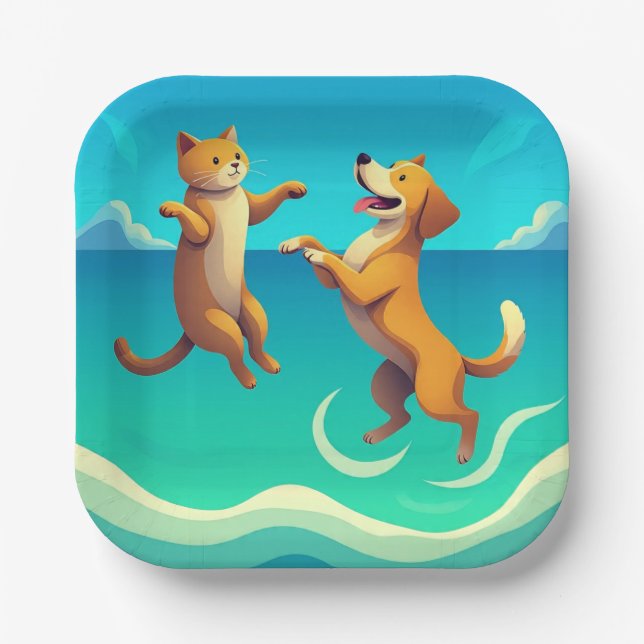 Varies design for  paper plates (Front)