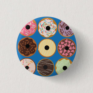 Varieties of Donuts Button