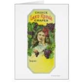 Variety Choice Lake Keuka Grapes Label (Front)