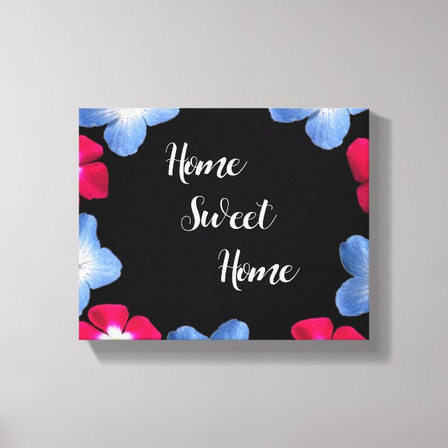 Variety model black pink  canvas print (Front)