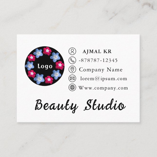 Variety model business card (Front)