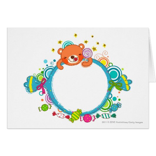 Variety of candies cards (Front Horizontal)