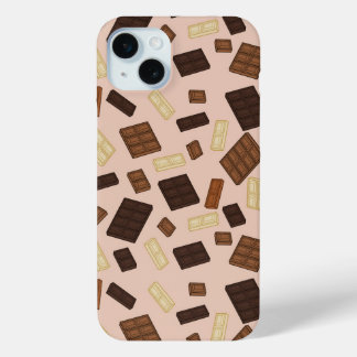 Variety of Chocolate Bars Design iPhone 15 Plus Case