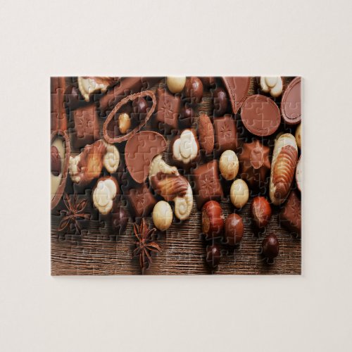 Variety of Chocolate Candies Jigsaw Puzzle