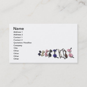 Variety of Colorful Glasses Business Card