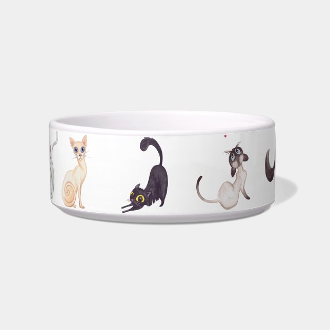 Variety of Cute Cats design Bowl (Front)