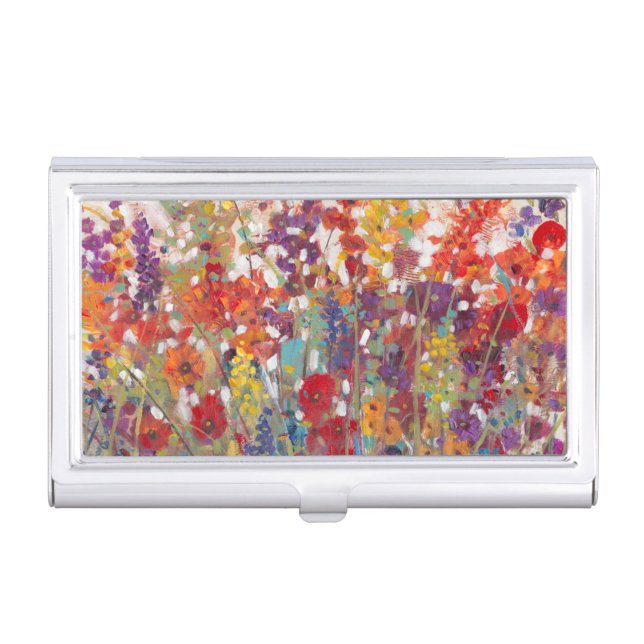 Variety of Flowers Business Card Case (Front)