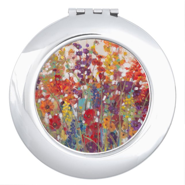 Variety of Flowers Compact Mirror (Front)