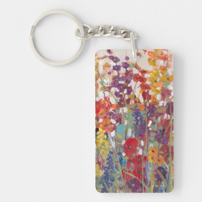 Variety of Flowers Keychain (Front)
