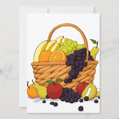 Variety of Fresh Fruits in A Basket