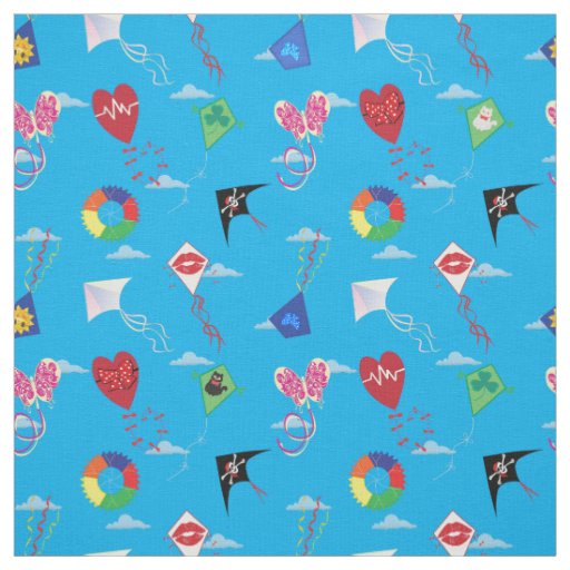 Variety of Kites Fabric