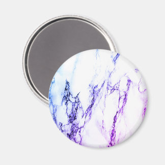 Variety of Purples and Blueish  Vein Marble Look Magnet