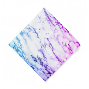Variety Purples and Blueish Marble Look Pets Bandana