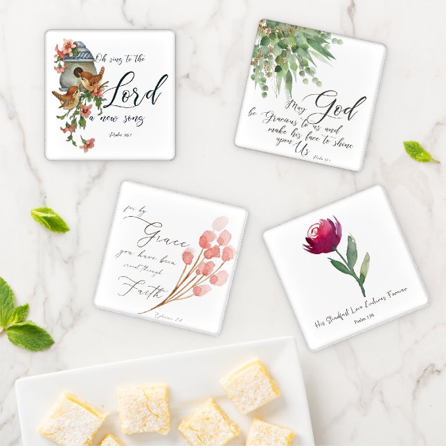 Variety scriptures coaster set (In Situ)