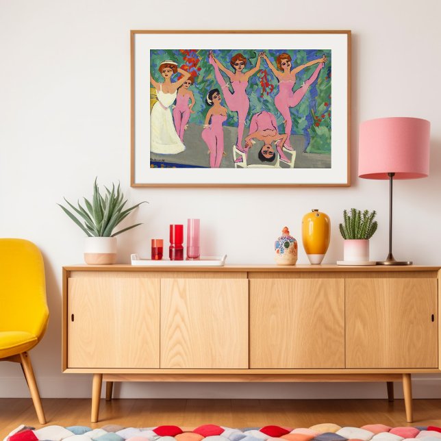 Variety Show | Ernst Ludwig Kirchner Framed Art (Creator Uploaded)