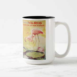Varig Vintage Poster for Brazil Mug