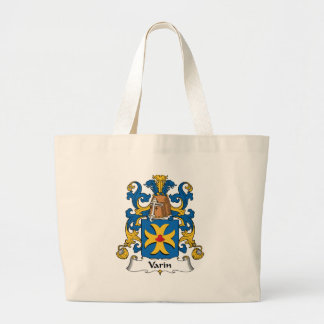 Varin Family Crest Large Tote Bag
