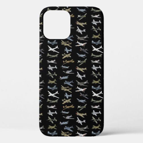 Various American WW2 Airplanes iPhone 12 Case