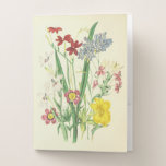 [ Thumbnail: Various Colorful Flowers & Green Plants Pocket Folder ]