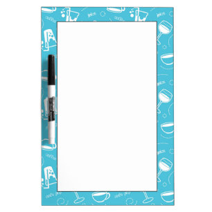Various drinks dry erase board
