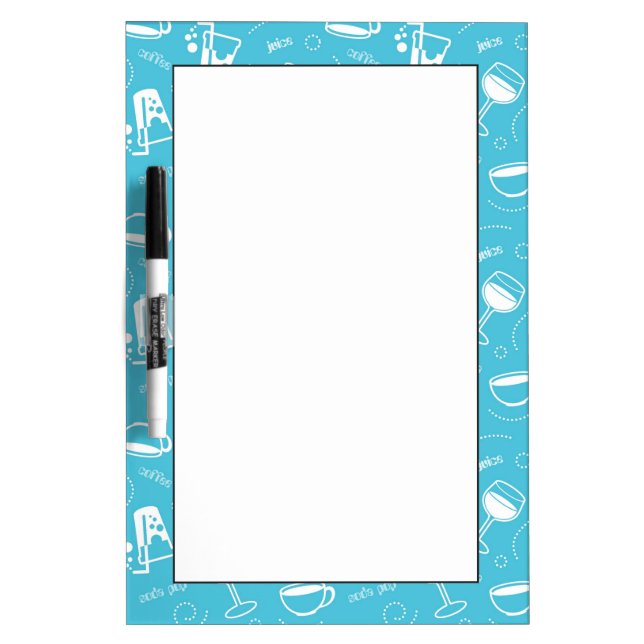 Various drinks dry erase board (Front)