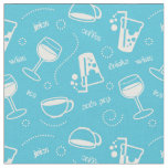 Various drinks fabric