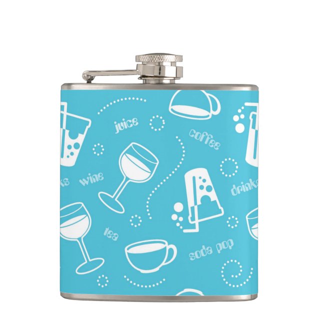 Various drinks hip flask (Front)