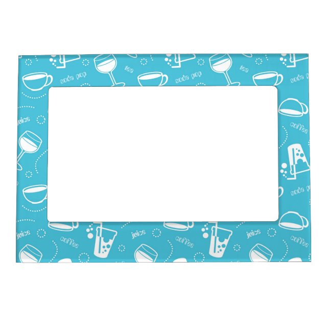 Various drinks magnetic photo frame (Front)