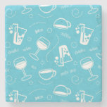 Various drinks stone coaster