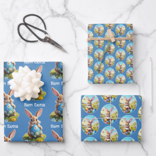 Various Easter Houses - Wrapping Paper Sheets