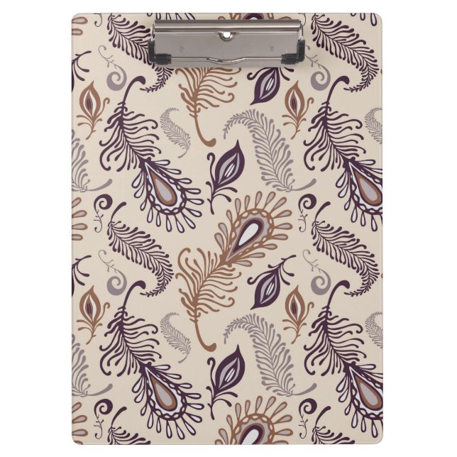 Various Feather Pattern Clipboard (Front)